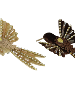 3756 OISEAUX D'ORNEM SPARKLE WINGS 3P